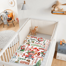 Personalized Children's Christmas Blanket - Cute Santa Claus Snowman Blanket - Christmas Gift for Family - Joliny
