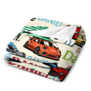 Personalized Drift Car Name Blanket - Joliny