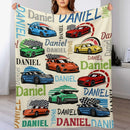 Personalized Drift Car Name Blanket - Joliny