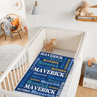 Personalized Name Blanket - Baby Shower and Newborn Baby Gift - Joliny