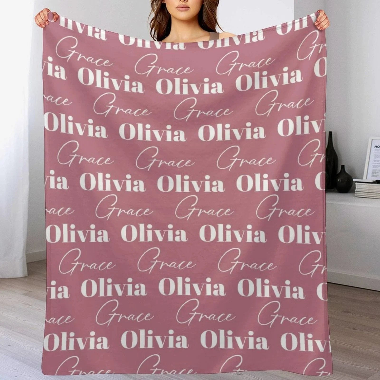 Personalized Name Blanket For Baby Kids