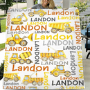 Custom Engine Blanket Gift - Personalized Name Truck Blanket - A Gift For Child,Newborns - Joliny