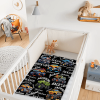 Custom Trucks Blanket - Personalized Multi-Font Name Blanket - A Gift For Friend,Child - Joliny