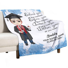 Free shipping✈️Class Of 2024 Graduation Custom Blanket