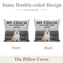 Custom Photo Personalized Pillow - This Is My Couch - Gift For Pet Lovers - Joliny