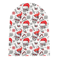 Custom Christmas Hats - Personalized Name Skeleton Flannel Christmas Hat - Gifts for yourself, family, friends, co-workers! - Joliny