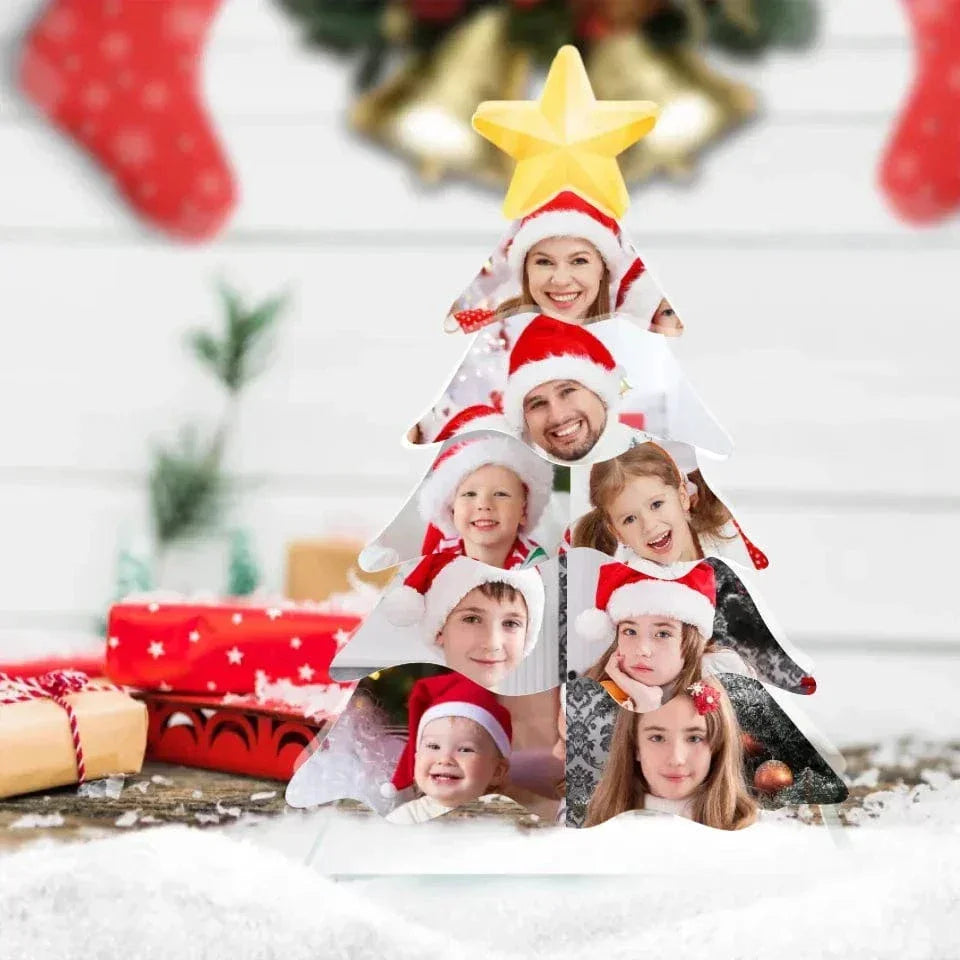 Merry Christmas - Customized Photo Christmas Tree