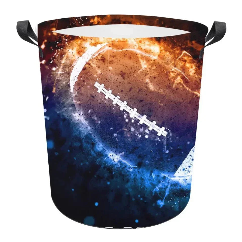 Athletic tide - Personalized Football Laundry basket - Gifts for Football Fans, Sports Lovers