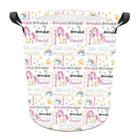 Unicorn Pattern Name Custom Blanket For Kids - Joliny