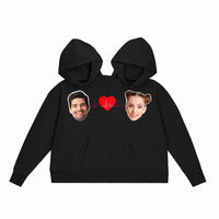 Intimate Funny Couple Hooded Sweatshirt - Personalized Customized Photo One Piece Sweatshirt - Gifts for Loved Ones - Joliny