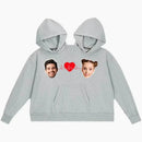 Intimate Funny Couple Hooded Sweatshirt - Personalized Customized Photo One Piece Sweatshirt - Gifts for Loved Ones - Joliny