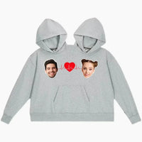 Intimate Funny Couple Hooded Sweatshirt - Personalized Customized Photo One Piece Sweatshirt - Gifts for Loved Ones - Joliny