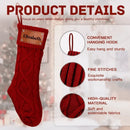 2024 Knitted Christmas Stockings - Name Customized Christmas Stockings - Christmas Family Gifts - Joliny