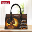 A Child Of God - Personalized Leather Bag - Joliny