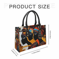 African Culture - Personalized Leather Bag - Joliny