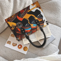 African Culture - Personalized Leather Bag - Joliny