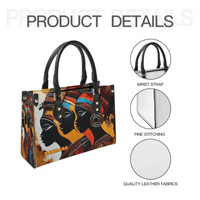 African Culture - Personalized Leather Bag - Joliny