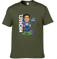 American Football Comics - Personalised Photo T-Shirt - A Gift for Football Fans - Joliny