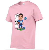 American Football Comics - Personalised Photo T-Shirt - A Gift for Football Fans - Joliny