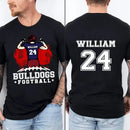 American Football - Personalised Character, Team Name, Name And Number T-shirt - A Gift for Football Players,Lovers - Joliny