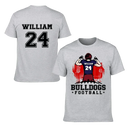 American Football - Personalised Character, Team Name, Name And Number T-shirt - A Gift for Football Players,Lovers - Joliny