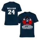 American Football - Personalised Character, Team Name, Name And Number T-shirt - A Gift for Football Players,Lovers - Joliny