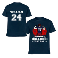 American Football - Personalised Character, Team Name, Name And Number T-shirt - A Gift for Football Players,Lovers - Joliny