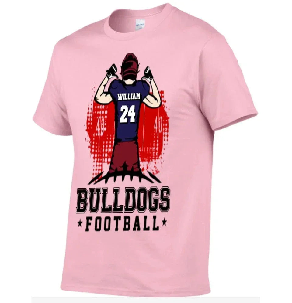 American Football - Personalised Character, Team Name, Name And Number T-shirt - A Gift for Football Players,Lovers - Joliny