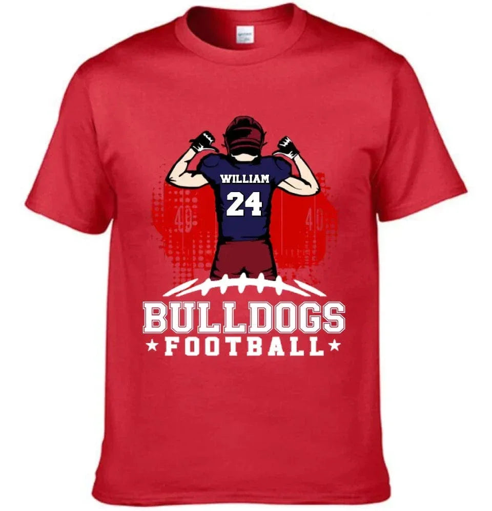 American Football - Personalised Character, Team Name, Name And Number T-shirt - A Gift for Football Players,Lovers - Joliny