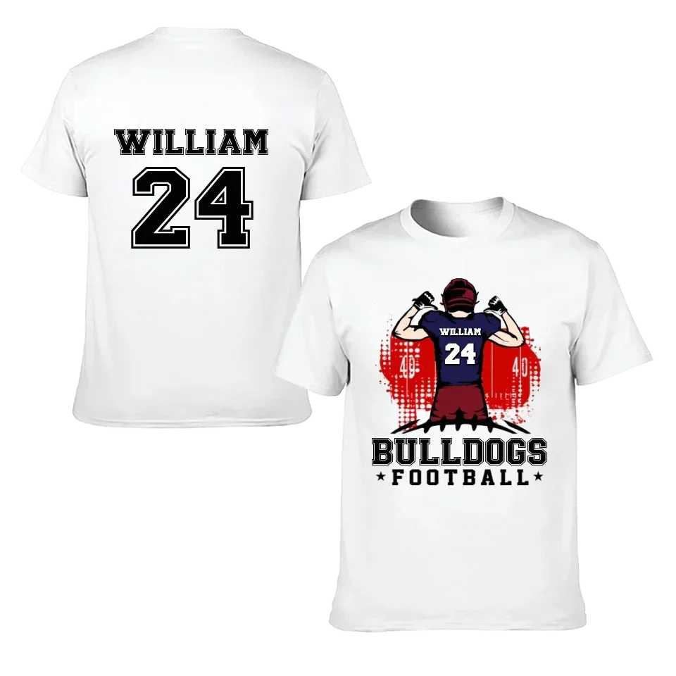 American Football - Personalised Character, Team Name, Name And Number T-shirt - A Gift for Football Players,Lovers - Joliny