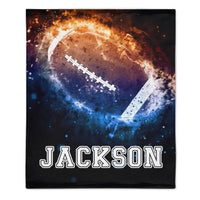 Athletic tide - Personalized Football Blankets - Gift For The Football Fans,Sports Enthusiasts - Joliny