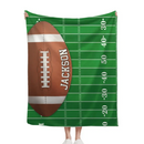 Athletic tide - Personalized Grass Football Team Flannel Blanket - Gift For The Fans,Sports Enthusiasts - Joliny
