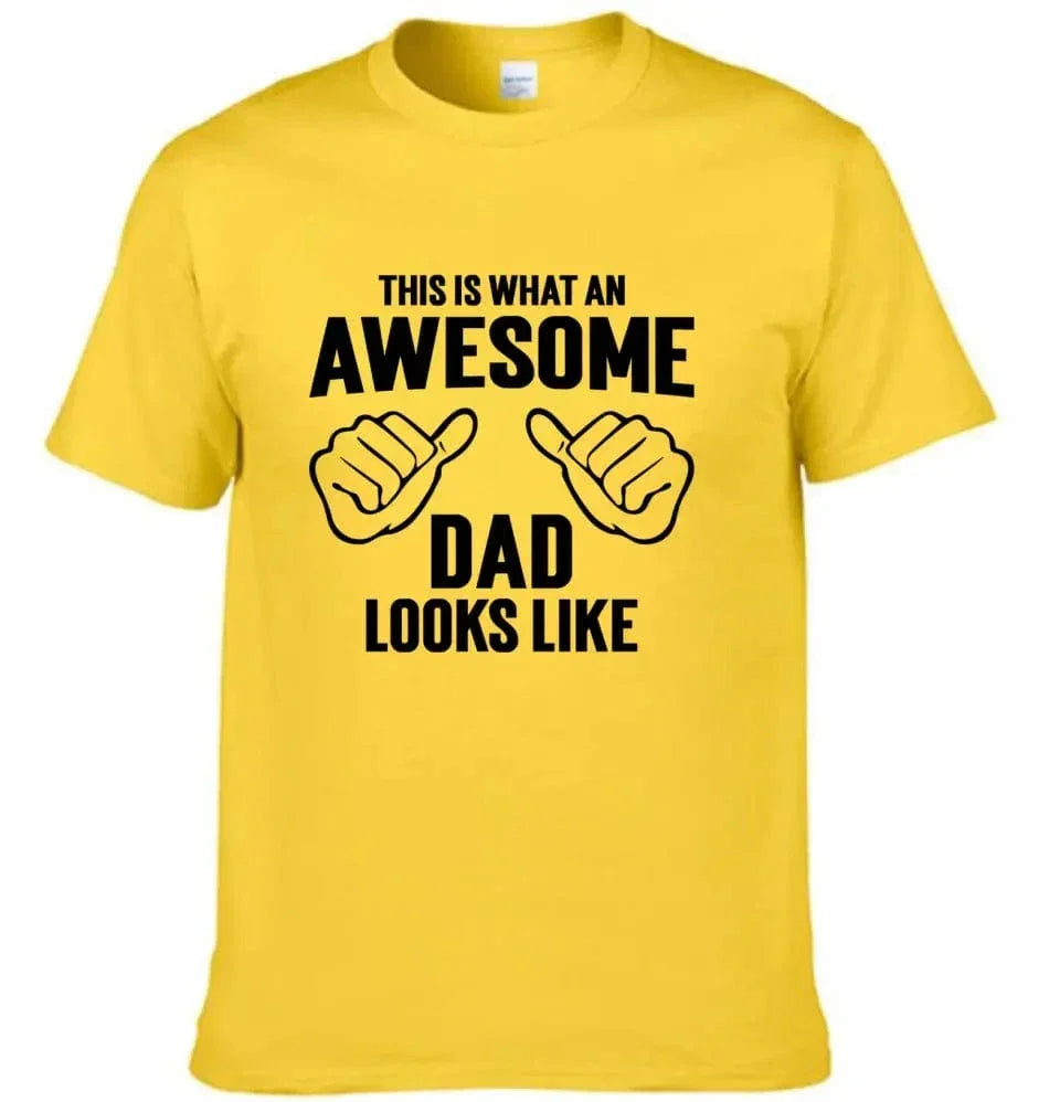 AWESOME DAD T-Shirt - This Is What An Dad Looks Like - Joliny