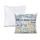 Baby Birth Information Statistics Pillow - Welcome To The World - Joliny