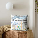 Baby Birth Information Statistics Pillow - Welcome To The World - Joliny