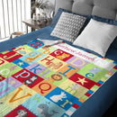Baby Name Customized Alphabet Blanket Gifts for Kids - Joliny