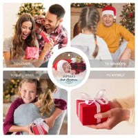 Baby's First Christmas - Personalized Custom Round Shaped Photo Christmas Ornament - Joliny