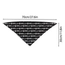 Bandanas for Dogs Cats, Custom Puppy Pet Name Triangle Bibs Kerchief - Joliny