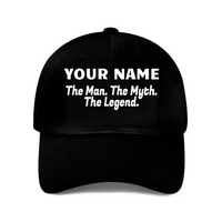 Man Myth Legend, Name Customized Baseball Cap Mesh Cap - Joliny