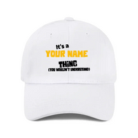 You won’t understand, customized name mesh cap baseball cap - Joliny