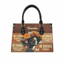 Be Badass Everyday - Personalized Leather Bag - Joliny