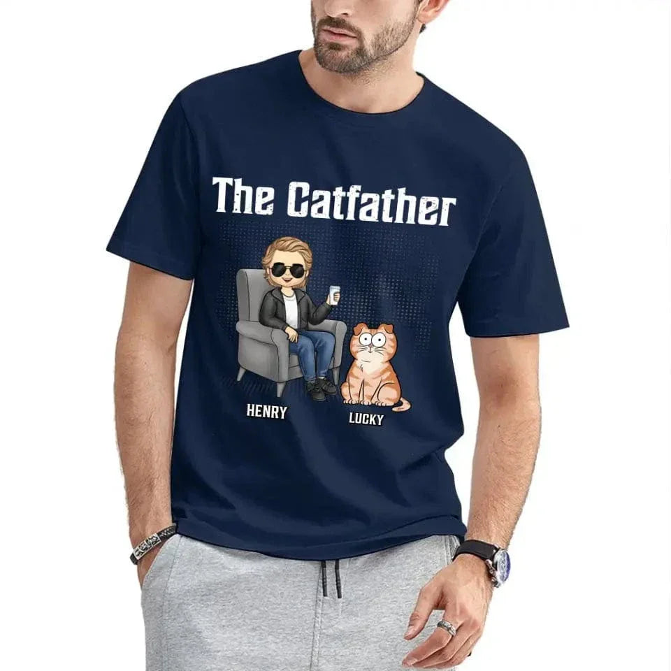 Best Cat Dad Ever - Cat Personalized Custom Unisex T-shirt - Father's Day, Gift For Pet Owners, Pet Lovers - Joliny