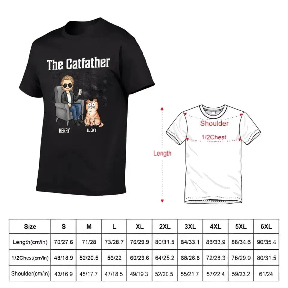 Best Cat Dad Ever - Cat Personalized Custom Unisex T-shirt - Father's Day, Gift For Pet Owners, Pet Lovers - Joliny