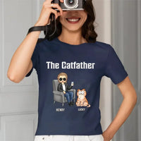 Best Cat Dad Ever - Cat Personalized Custom Unisex T-shirt - Father's Day, Gift For Pet Owners, Pet Lovers - Joliny