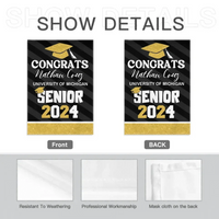 Best Gift Idea Graduation Garden Flag, Class of 2024, Senior Gift - Joliny