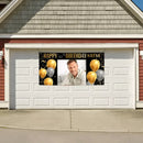Birthday Banner with Photo - Gold and Silver Birthday Sign - Joliny