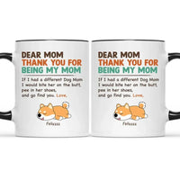 Bite On Butt, Personalized Custom Photo Ceramic Mug- Gift For Dog Lovers - Joliny