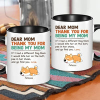 Bite On Butt, Personalized Custom Photo Ceramic Mug- Gift For Dog Lovers - Joliny
