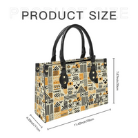 Black Origin Art - Personalized Leather Bag - Joliny