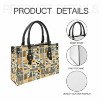 Black Origin Art - Personalized Leather Bag - Joliny